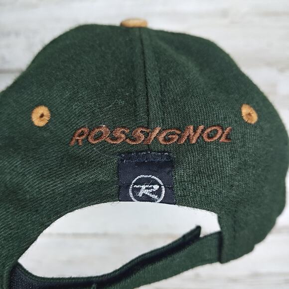 ROSSIGNOL Hook & Loop Strapback Hat Multicolor One Size Adjustable Suede Bill - Picture 2 of 6